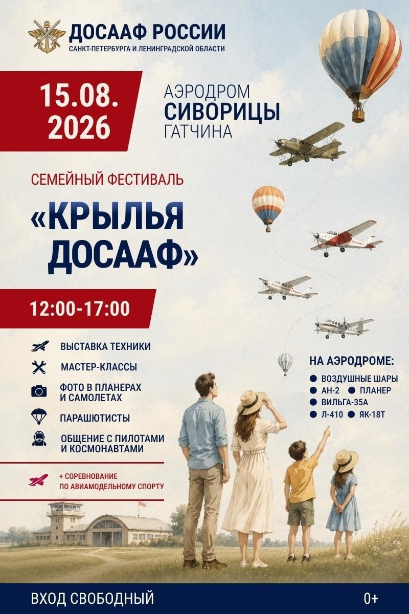 Городской семейный спортивный фестиваль «Крылья ДОСААФ»